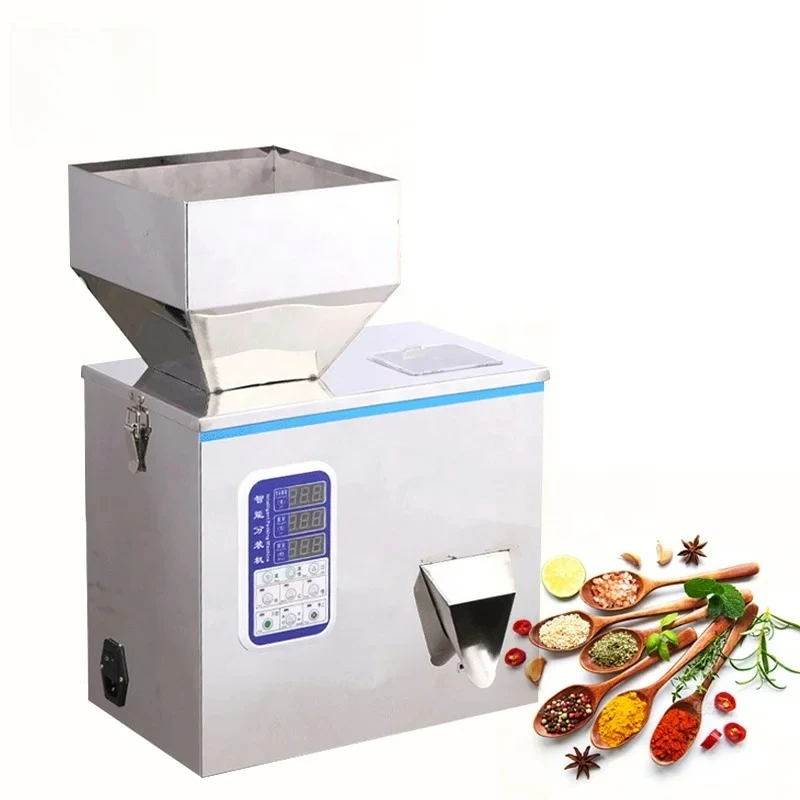 100g 200g Factory Price Desktop Herbal Cocoa Matcha Coffee Powder Soya Milk Seasoning Cornflour Bag Dispensing Filling Machine