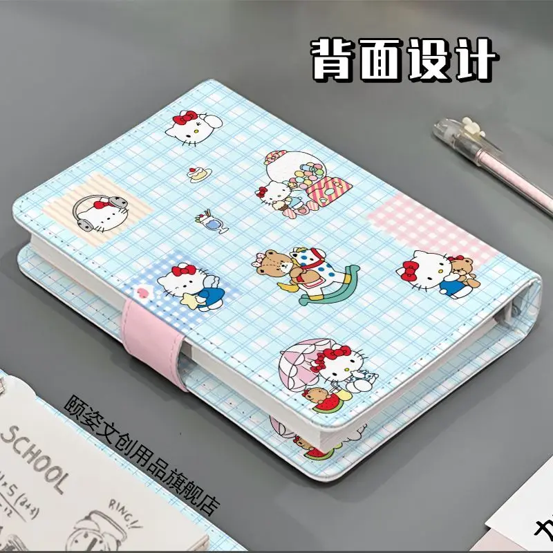 طالب Kawaii سانريو الأطفال مرحبا كيتي بو الجلود دفتر لطيف الكرتون خط أفقي الصفحة الداخلية كتاب الألبان الهدايا