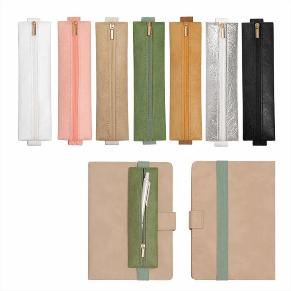 Waterproof Elastic Band Case Multi-Functional Multi-Color Detachable Pen Case Lightweight Adjustable Paper Pen Sleeve Laptops