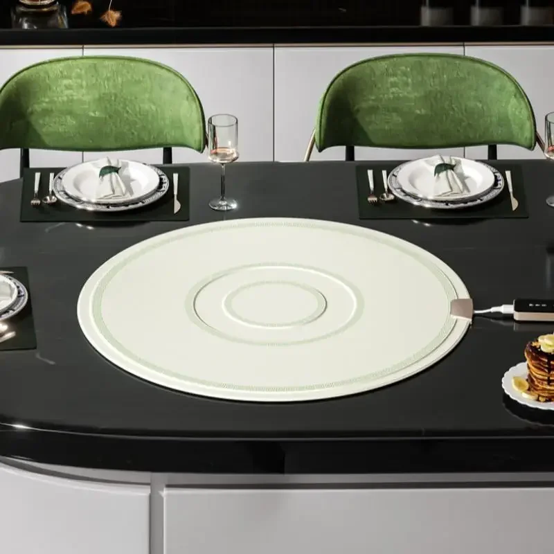 FDLAI-مسخّن طعام كهربائي ، سجادة تسخين ، لفافة ناعمة ، لوح عازل للطعام قابل للطي ، مدفئ متعدد الوظائف ، دائري ، يو دبليو ، V ، 68