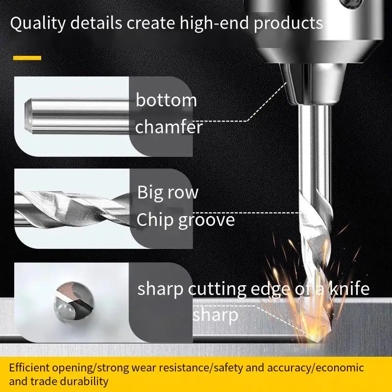 Kwong Yuen Ultra-Hard Tungsten Steel Drill Bit Watch Repairing Tool for Handle Fixing And Screw Breaking