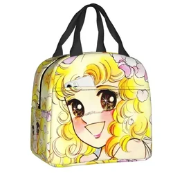 Anime Candy  Insulated Lunch Bag for Work School Cute Resuable Cooler Thermal Bento Box Women Kids Food Container Tote Bags