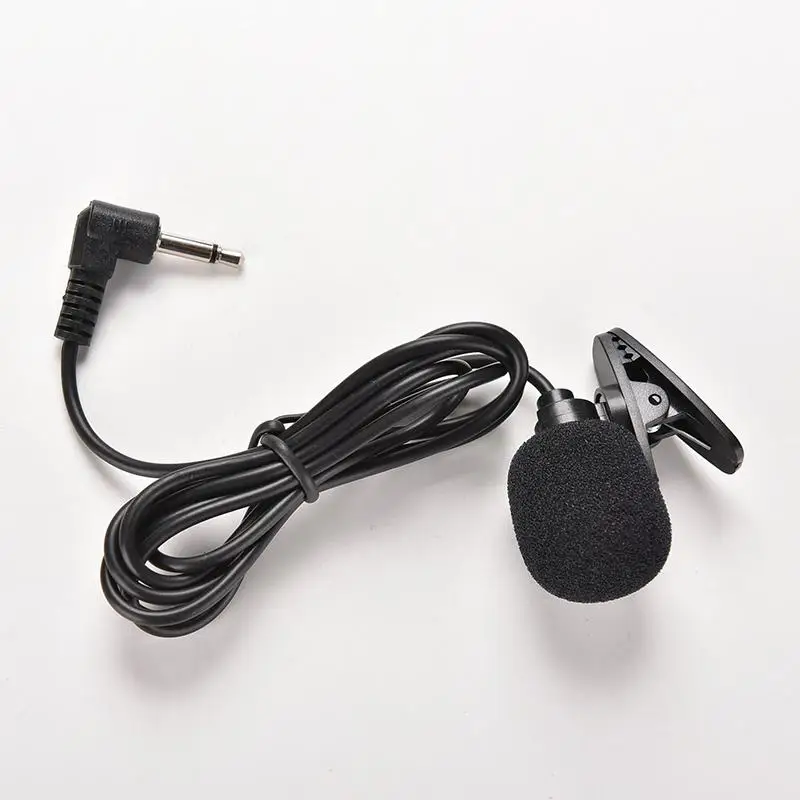 Mini 3.5mm Active Clip Microphone with Mini USB External Mic Audio Adaptor Cable for Go Pro Hero 3 3+ 4 Sports Camera PC Laptop