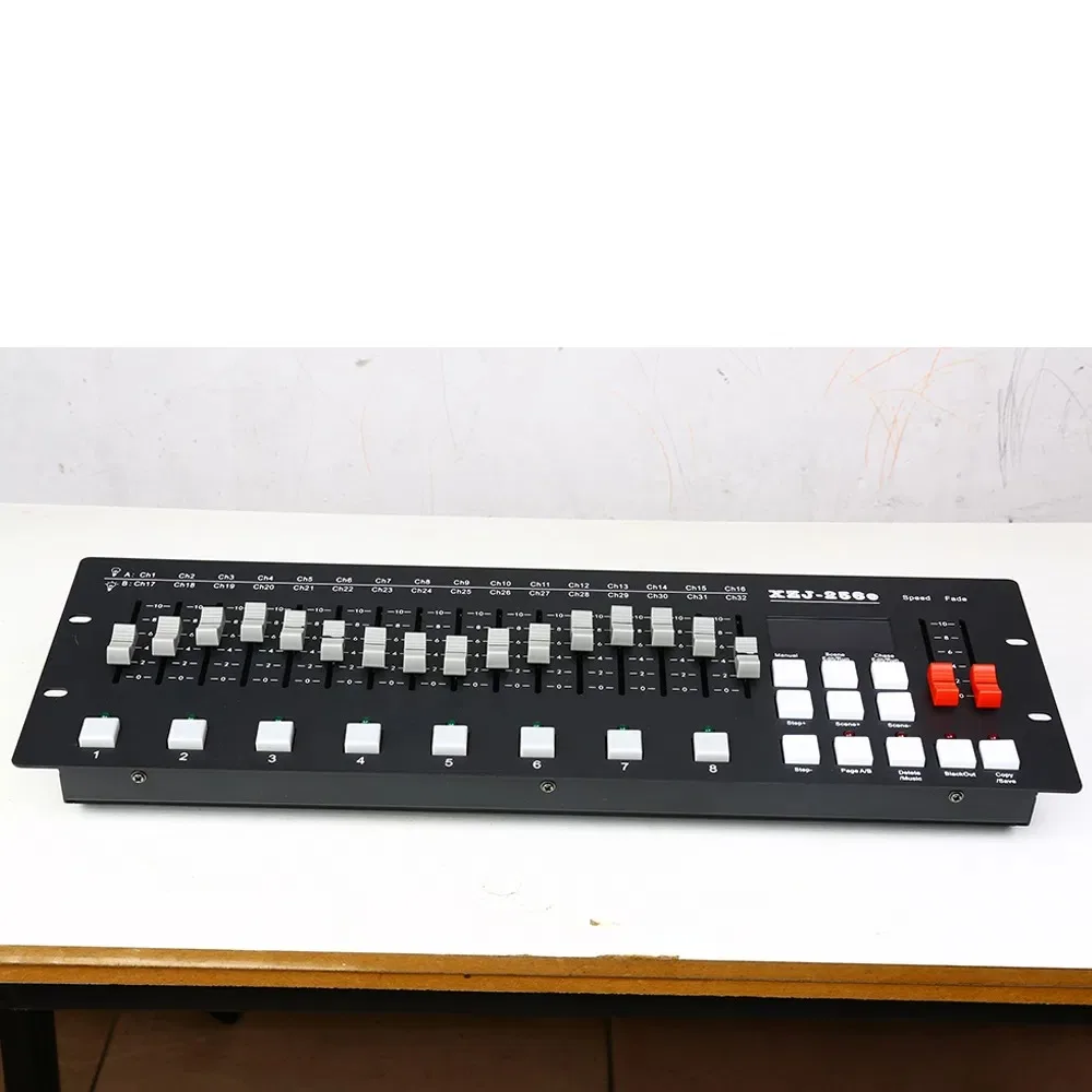 256chs DMX Lighting Controller DJ Equipment Disco Stage Lighting Console Beam Dimmer