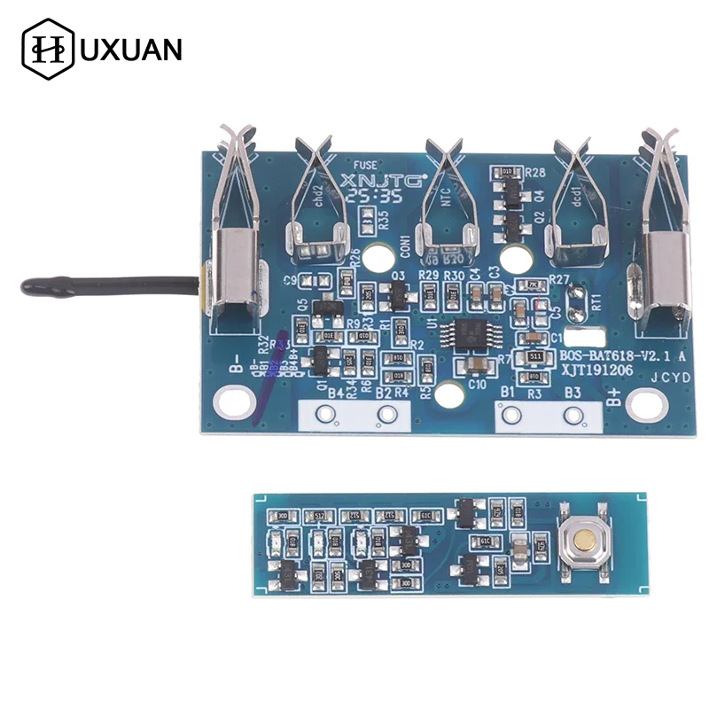 

Чехол для литий-ионного аккумулятора с защитной платой печатной платы обнаружения напряжения - сменная крышка корпуса для инструментов 18 В