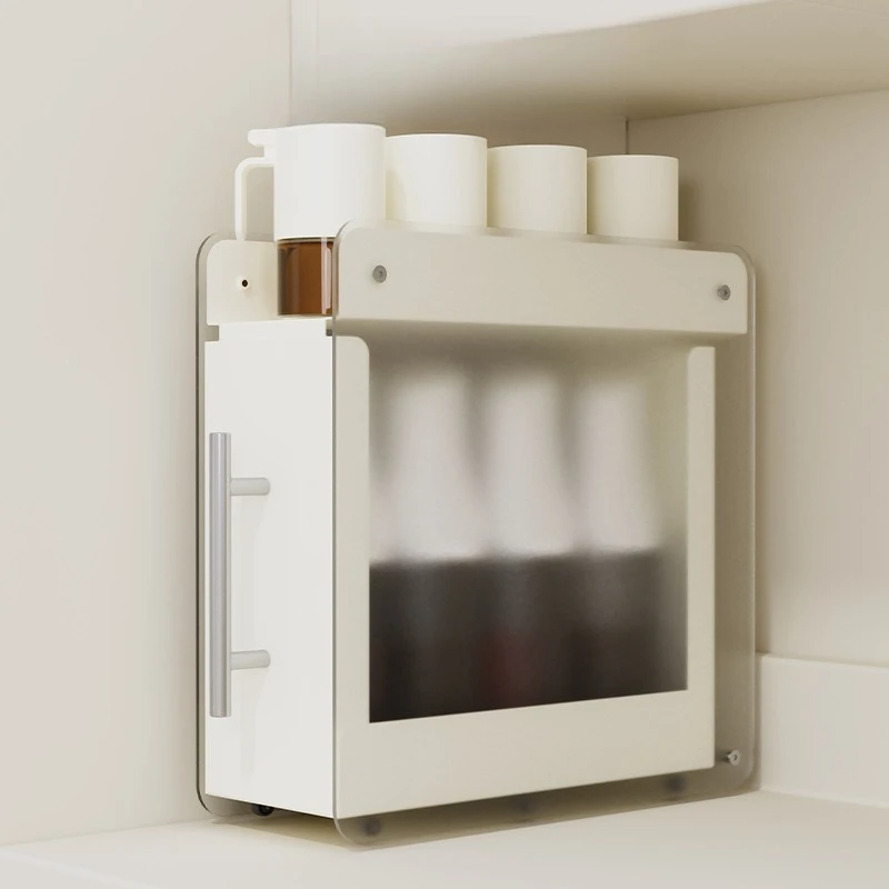 رف مثقوب لحوض توابل المطبخ، رف تخزين من الفولاذ المقاوم للصدأ #1