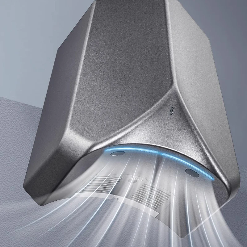 مجفف الأيدي النفاث الأوتوماتيكي التعريفي الساخن والبارد مستشعر الأشعة تحت الحمراء فلتر HEPA مجفف الأيدي عالي الطاقة فندق الحمام