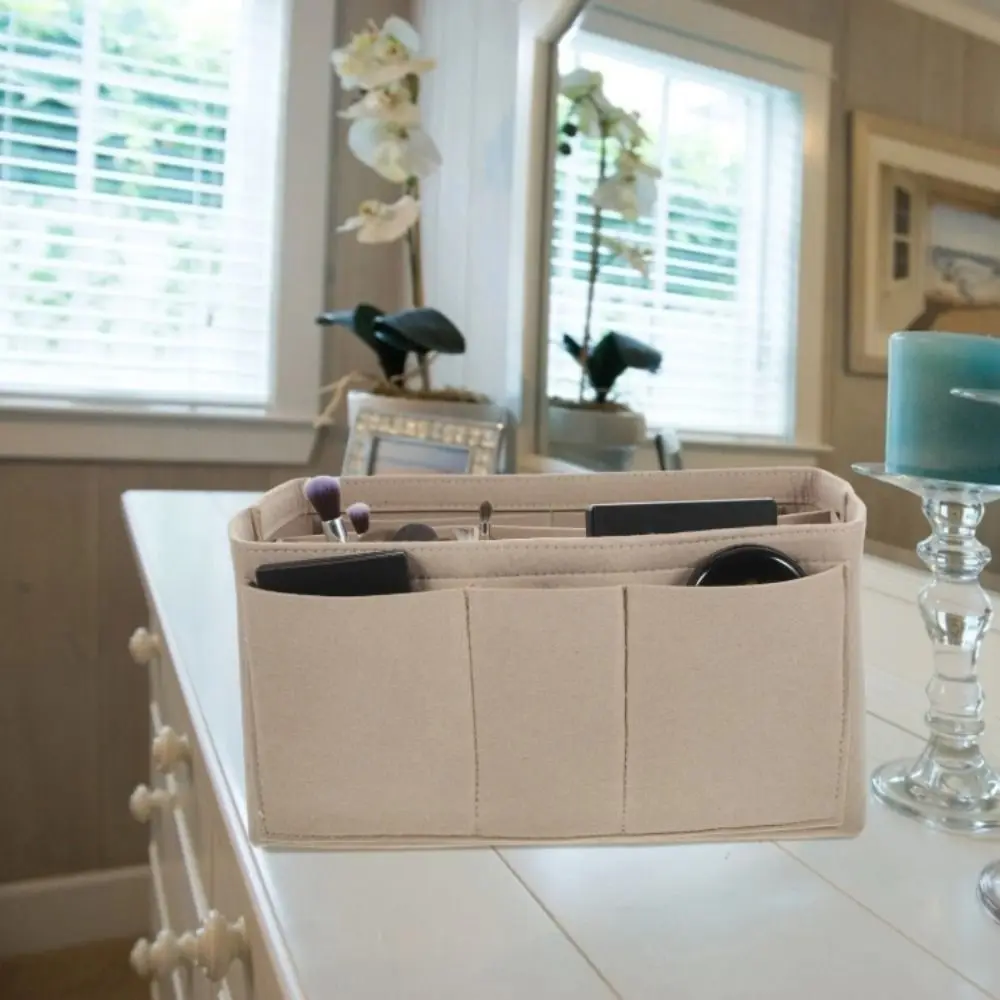 

Storage Bag Lightweight Travel Tote Bag Divider Multi Portable Size Zipper Closure Storage Pouch Toiletry Container Travel Use