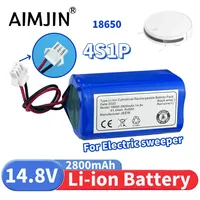 New 14.8V 2800mAh Li-ion Battery Pack SM 3P Plug For Airrobo P20 Robot Vacuum Cleaner