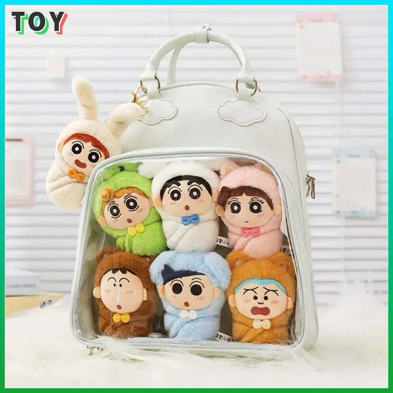 

New Crayon Shin chan Sleeping Bag Baby Series Trendy Blind Box Cute Doll Pendant Bag Decoration Ornament Collection Girl Gifts