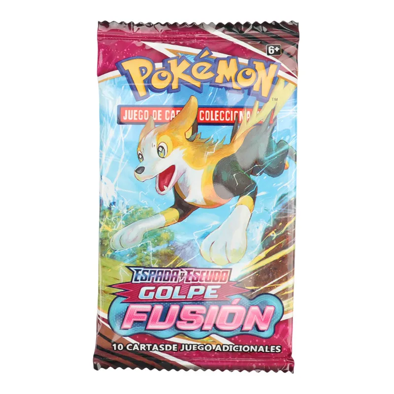 40/360 Uds versión española tarjeta Pokémon TCG: escudo de espada Fusion Strike Booster Box tarjetas Pokemon paquete de 36 cajas de regalos