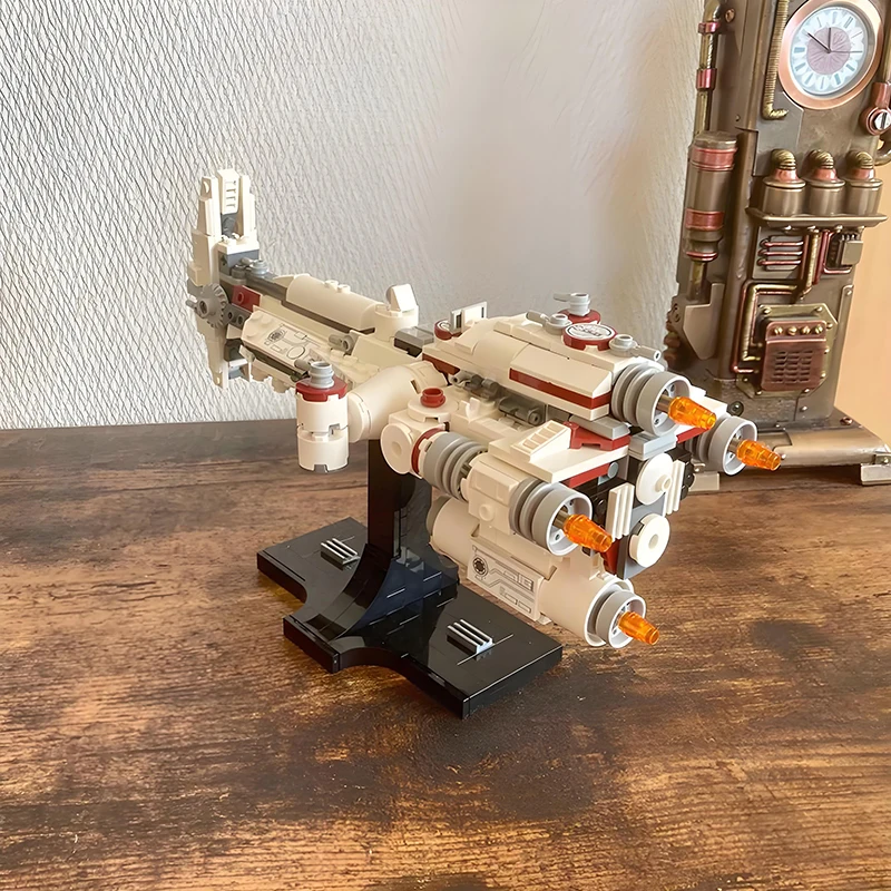 جديد MOC Star Battle Midi-scale Hammerhead Corvette اللبنات Tantive IV MOD Ver. DIY تجميع الطوب نموذج اللعب الهدايا