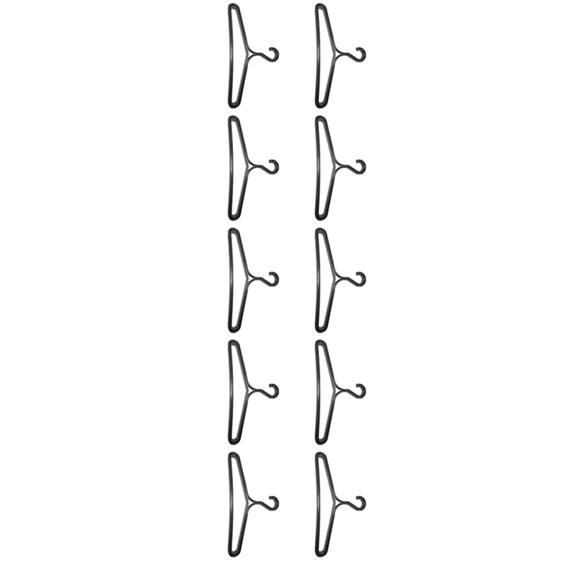

10X Scuba Diving Wetsuit Hanger Dry Suit Dive Folding Holding Coat Holder Diving Swimming Suit Wetsuit Hanger Black