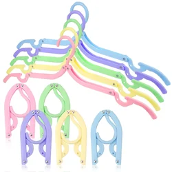 Folding Travel Hangers Portable Folding Clothes Hangers Travel Space Saving Foldable Clothes Drying Rack for Adult