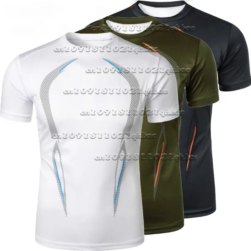 

Summer Gym Breathable T Shirt Men Quick Drying Jogging Tops Men Lightweight Training Tees Fitness Tops Running Sweatwear