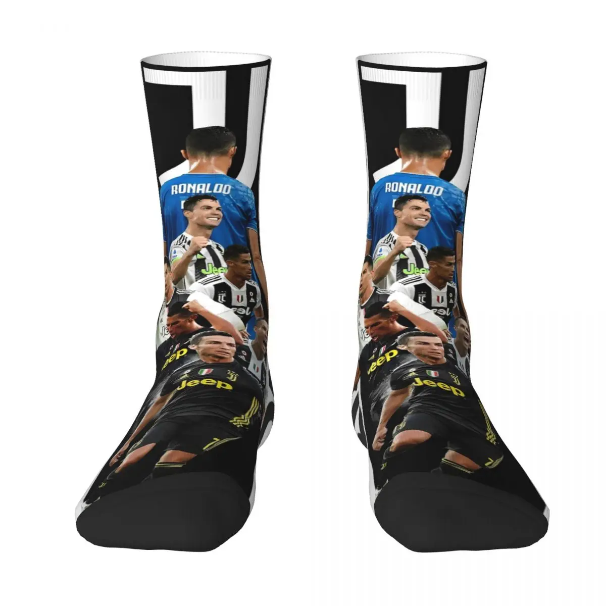 Unisex Cr7 Football Socks For Soccer Cristianos Fan Cute Breathable Socks Novelty Middle Tube Socks Amazing Gift