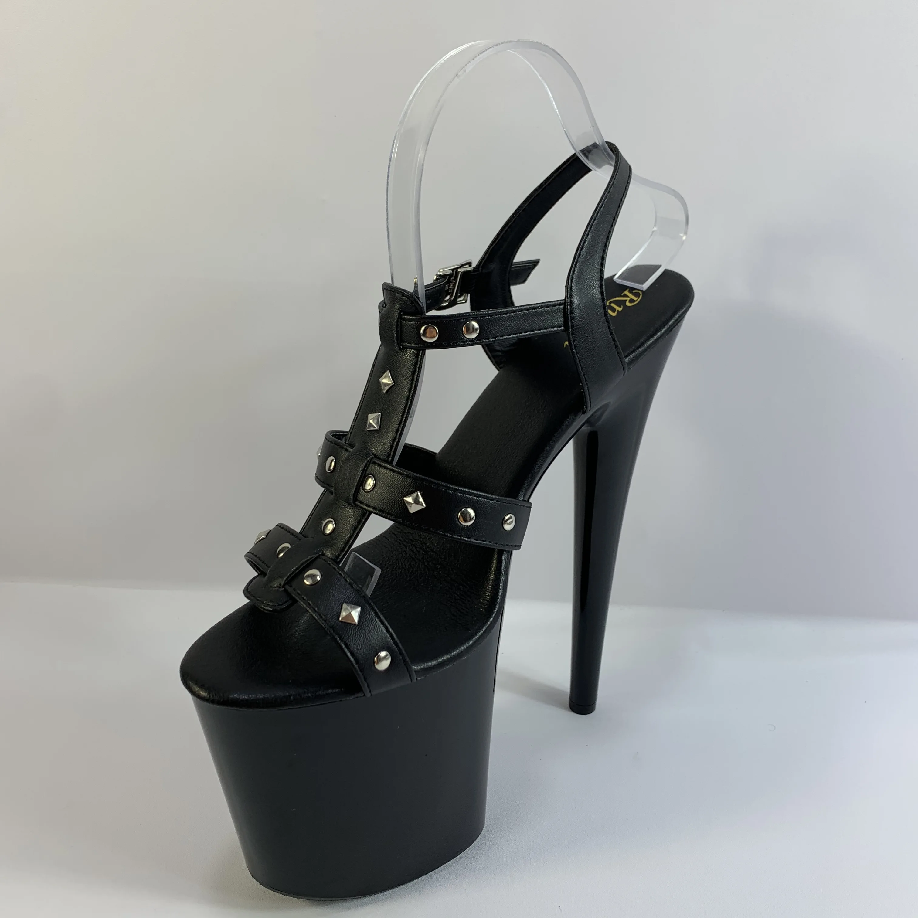 

Women's Sexy Slinky 20cm Stiletto Heels, Sexy Street-Style Rivet Upper-8 inch Platform dance shoes