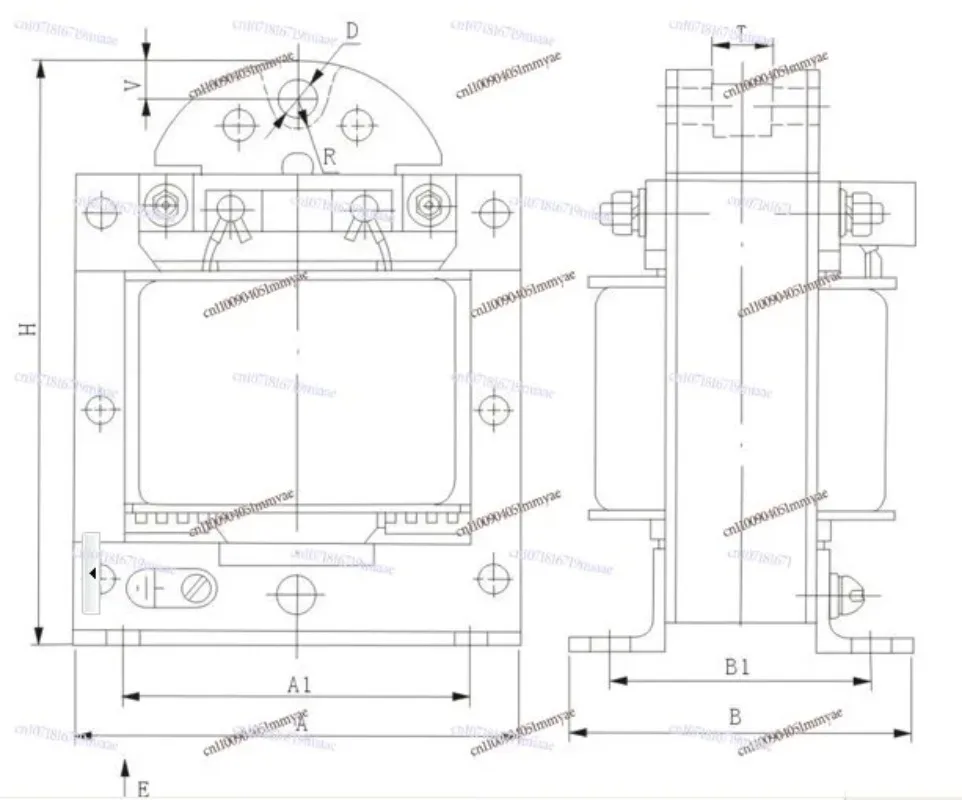 MQ1-5141 شفط 15 كجم AC الجر الكهرومغناطيسي 380 فولت السكتة الدماغية 50 مللي متر MQ1-15N