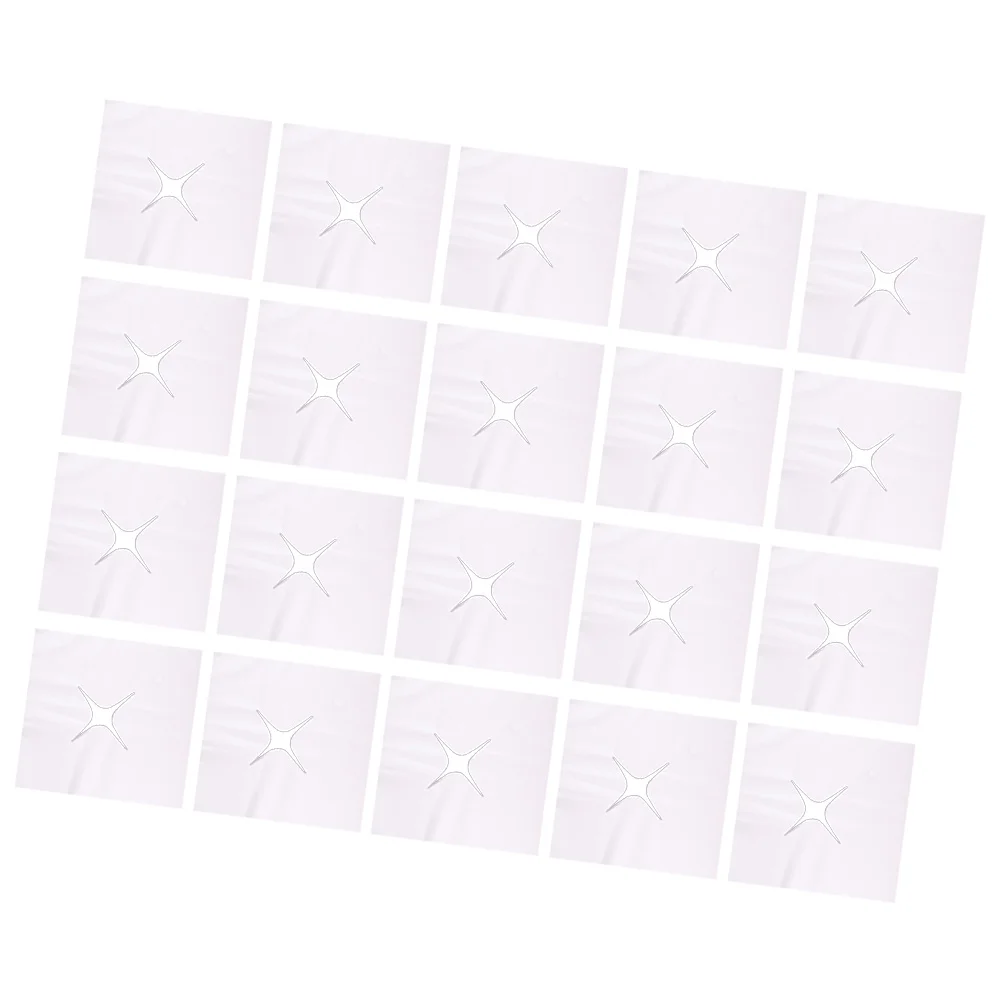 

200Pcs Disposable Spa Face Massage Cover Non-Woven Bed Pillow Towel with Breathing Hole for Salon Beauty Foot Care Sauna Use