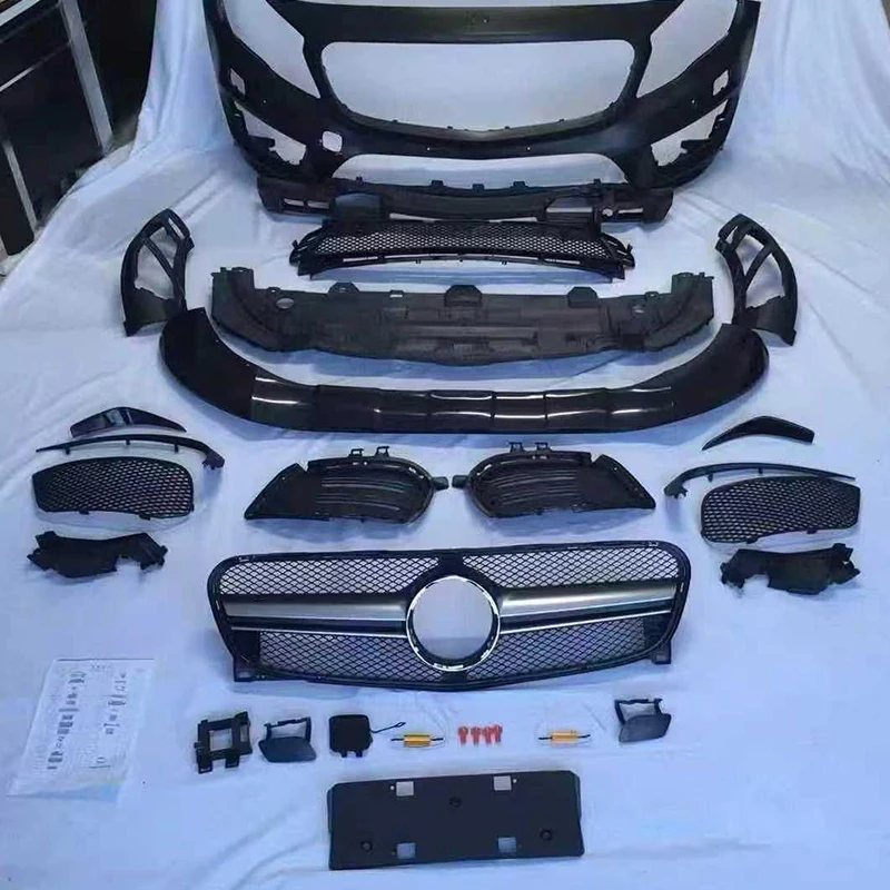 

Newest V Class Style Body Kit PP ABS Material Front Rear Bumper Grille Fit 2010-2017 Upgrade to 2022 Facelift Exterior Accessori