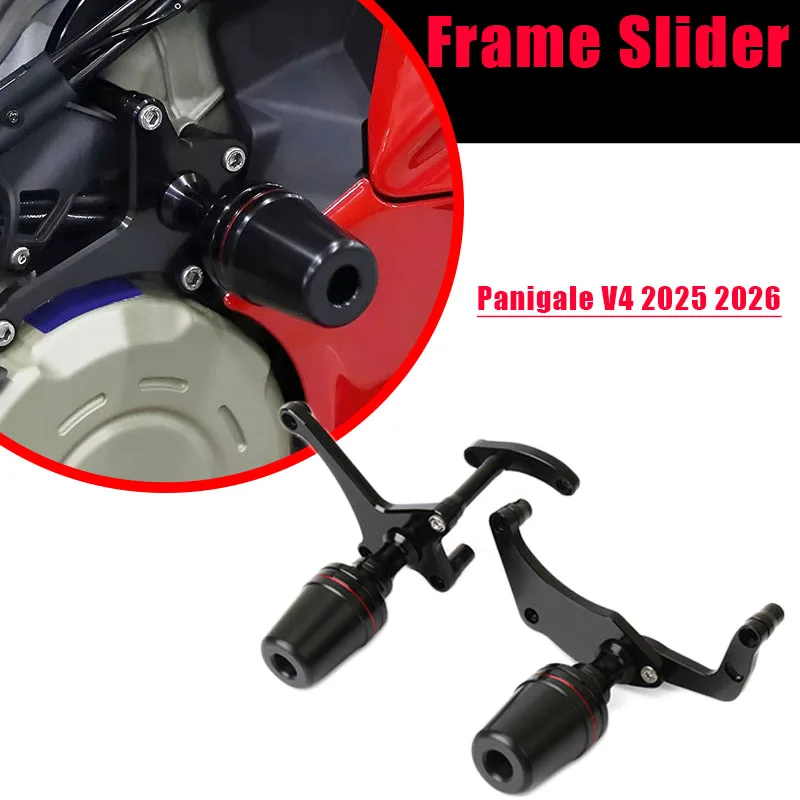 

For Panigale V4 2025 2026 Motorcycle Falling Protection Engine Frame Slider Fairing Guard Anti Crash Pad Protector