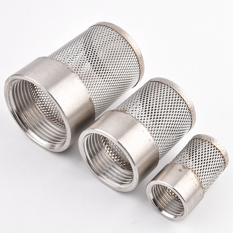 304 Stainless Steel Mesh Filter Aquarium Fish Tank Filter Garden Irrigation Impurity Filter Water Cleaning Mesh Metal Filter