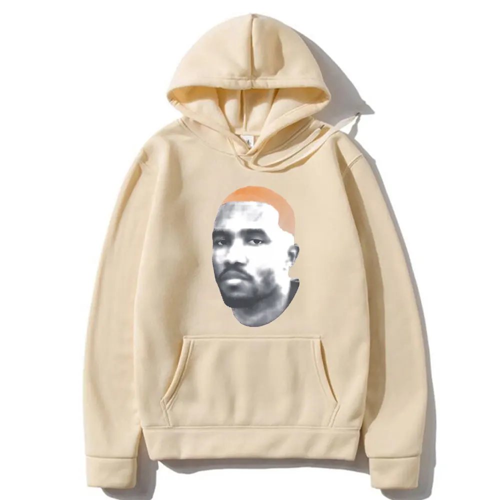 Rapper Frank Face Graphic Hoodie Rap Male Blond Hip Hop Sweatshirt Ocean Oversized Hoodies Men Fashion Casual Vintage Streetwear