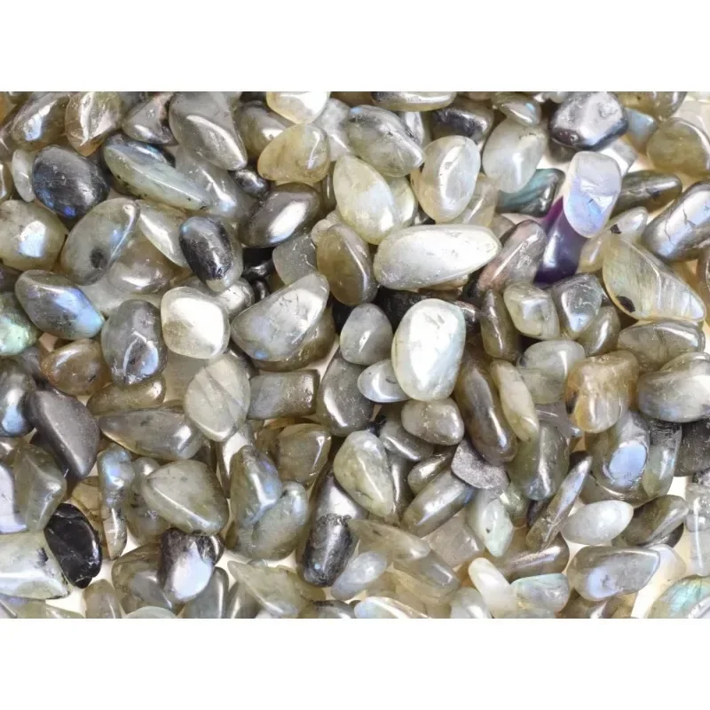 100g Small Size Bulk Natural Semi-precious Stone Labradorite Crushed Stone Reiki Healing Mineral Crystals Chip