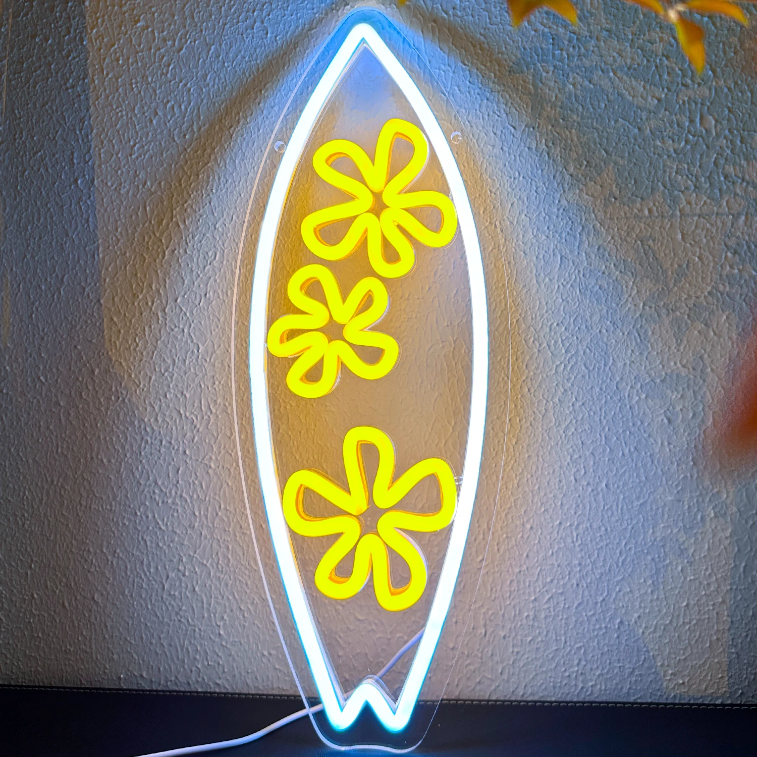 Surfboard Neon Wall Decoration Unique Special Gift Cool and Fashionable 2023 Design Beach Bar Home Decoration Boys and GirlsRooM