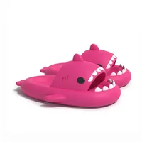 New Style Shark Slippers Women Summer Cute EVA Flip Flops Men Non-slip Indoor Outdoor Slides Girls Boys Beach Shoes Sandals 3