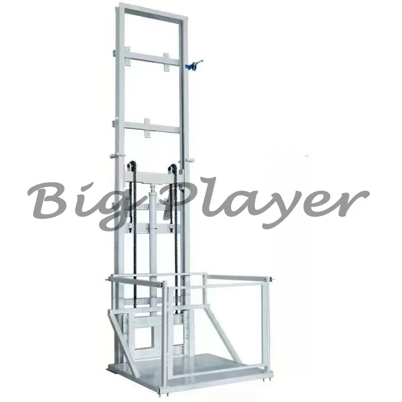 Hydraulic Remote Control Lift Guide Rail Freight Elevator Electric Simple Small Platform Household Hoist