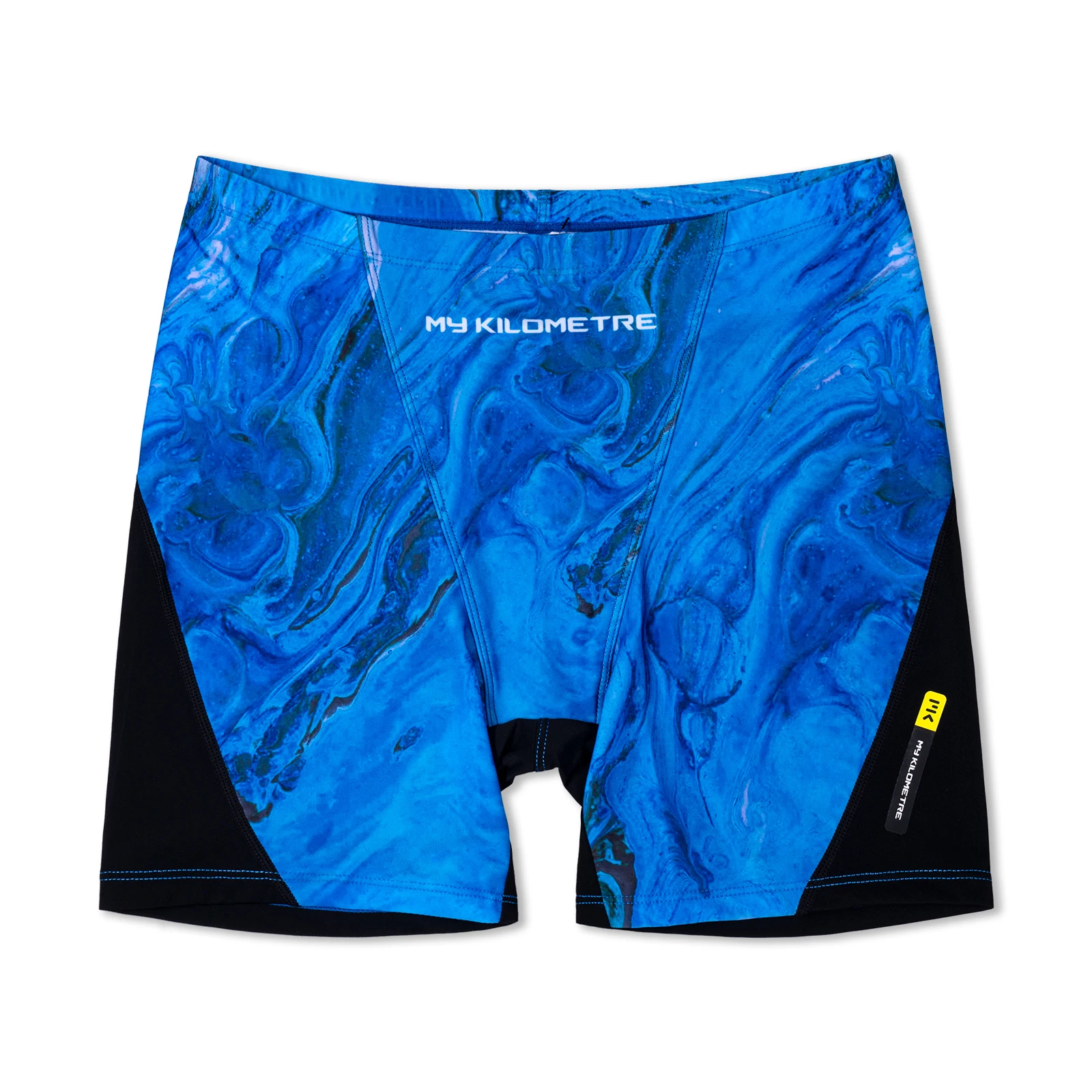 MY KILOMETRE Herren sportliches Bein mit quadratischem Bein Schwimmen Jammers Lavarot Langlebig Training Splice-Badeanzug Sportliche Bademode Badehose – Detail 20
