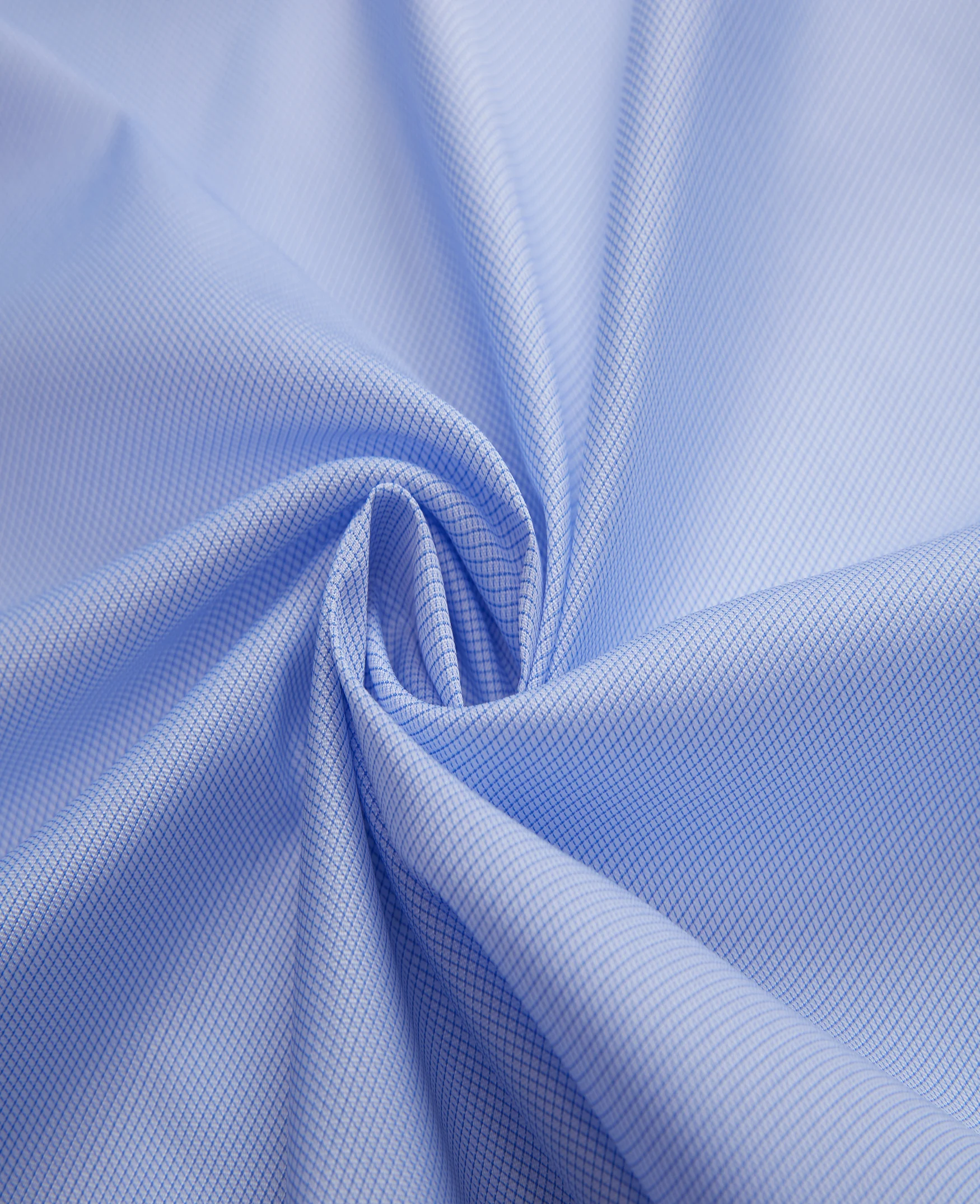 Kemeja lengan panjang kasual modis pria kerah warna solid sederhana atasan bisnis kasual ringan dan sejuk