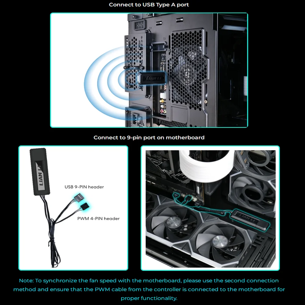 LIAN LI L-Wireless Controller ,Universal transmitter,Wireless version light control accessory，Used for: UNI FAN SL Wireless 120.