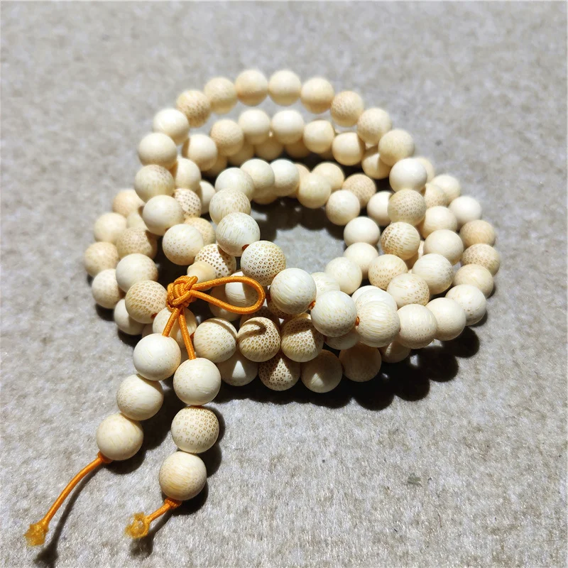 Natural Fish Seed Pattern Gold Bamboo Bracelet Bamboo Beads Wen Play Buddha Bear Bracelet 108 Bear Jewelry