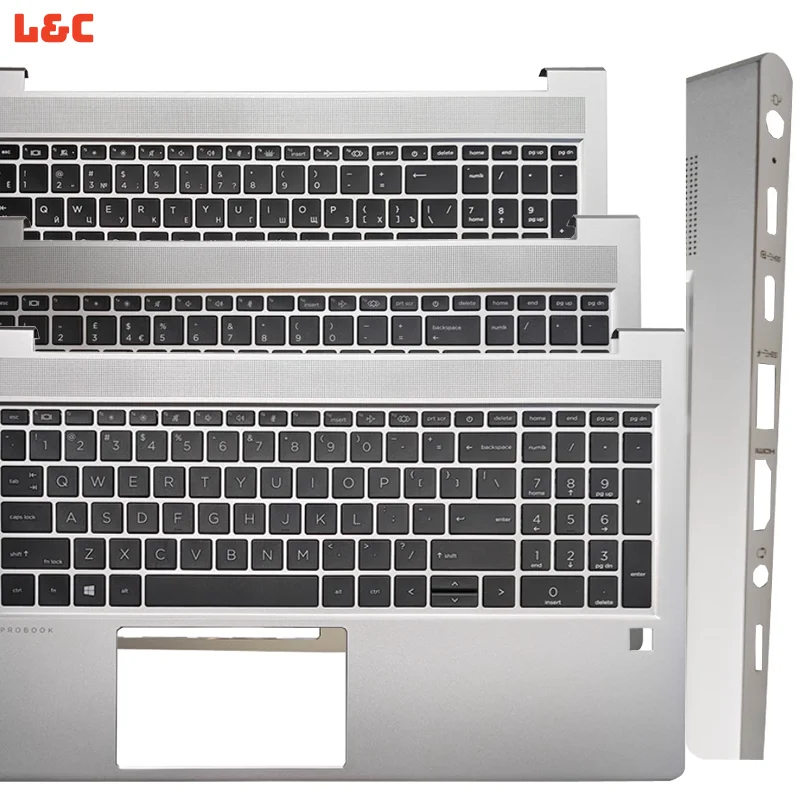 

Новинка для Probook 450 455R G10 HSN-Q34C ZHAN 66 15 G6 США/Великобритании/RU/SP/IT, верхняя крышка с подсветкой клавиатуры, упор для рук и чехла с интерфейсом SD
