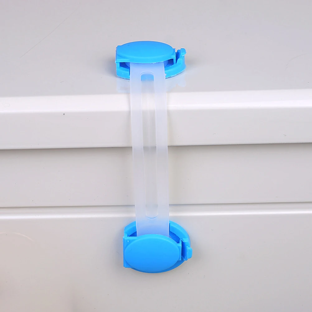 

10pcs Child Safety For Cabinet Cupboard Drawer Protection Pvc Baby Guard Home Use Baby Safety Locks Cabinet Strap Locks