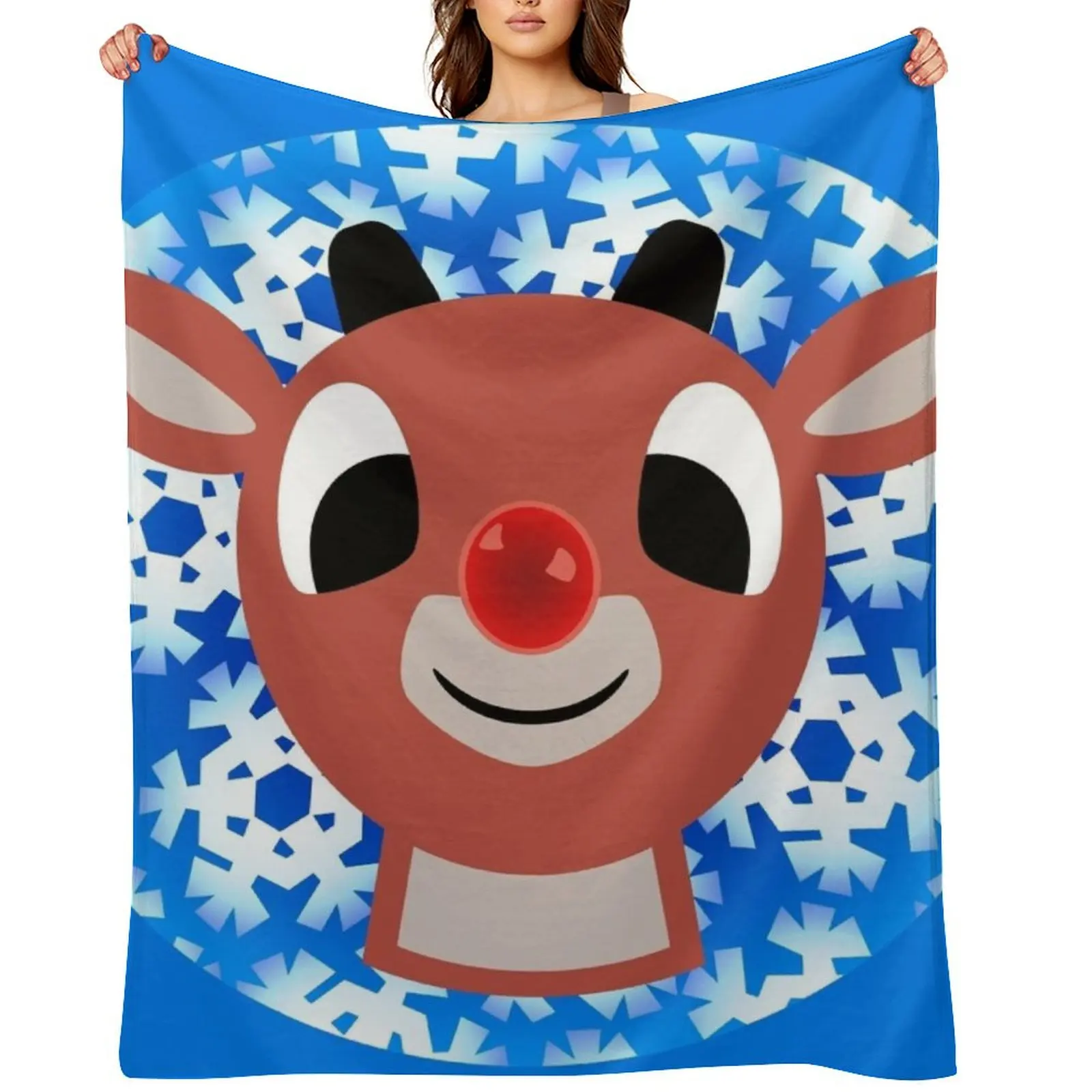 

Hello Rudolph Throw Blanket Giant Sofa Luxury Thicken Weighted Soft Blankets