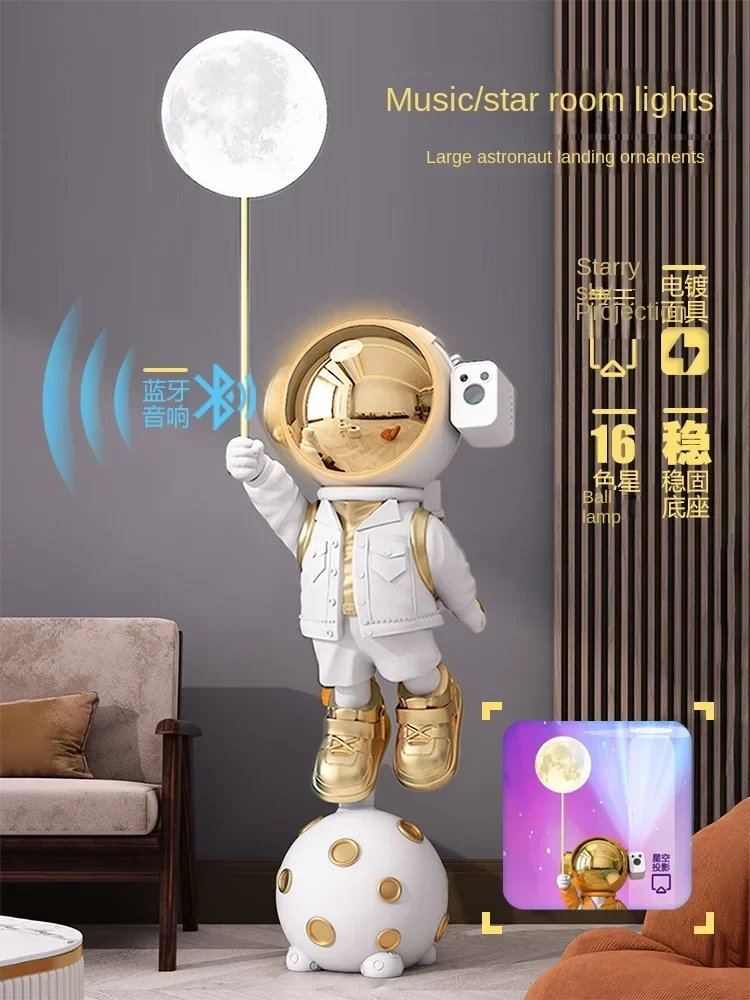 

Starry Sky Spaceman Astronaut Large Decoration Floor Home Living Room TV Cabinet Decorations Gift