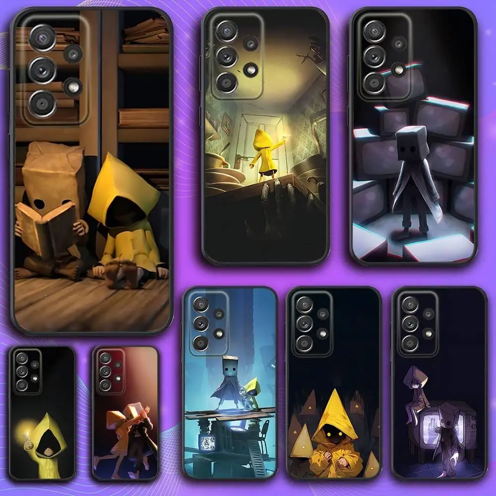 

L-Little Game N-Nightmares Phone Case For Samsung S 25,24,23,22,30,21,10,9,Ultra,Plus,Lite,FE,4,5 G Soft Black Case