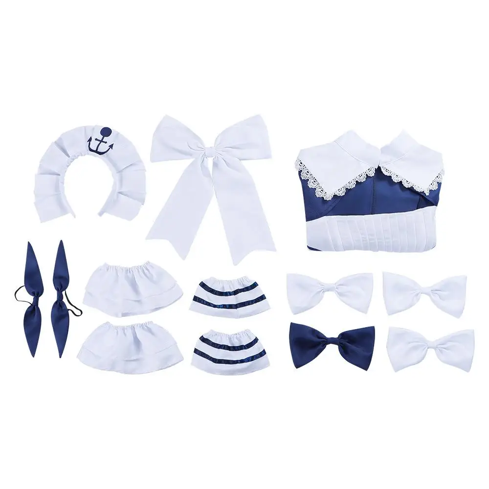 

Hololive Akuyah Sailor Cosplay Costume Virtual Broadcasters Halloween Roleplay Outfit Women's Traditional Chinese Costume