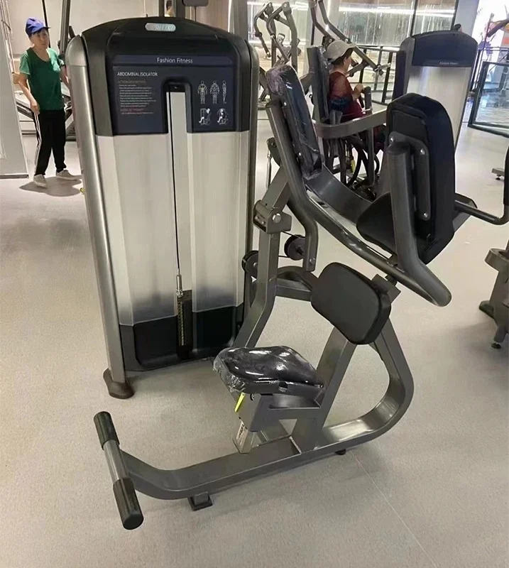 Commercial Pin Loaded Machine Bodybuilding Abdominal Commercial Gym Fitness Abdominal Machine