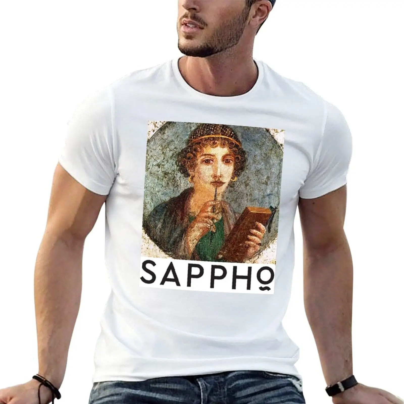 SAPPHO T-Shirt t shirts for man cotton funny t shirts with prints printed t shirts for man T-shirt