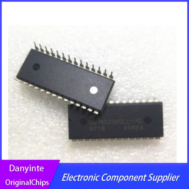 New GM76C256CLL-70  GM76C256CLL   DIP28   10Pcs/Lot