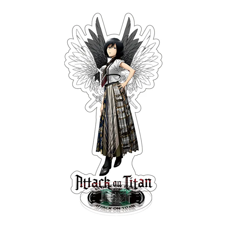 Attack on Titan Anime Peripheral Character Model Acrylic Large Standing Sign Rivaille Ackerman Creative Decorative Item Fan Gift