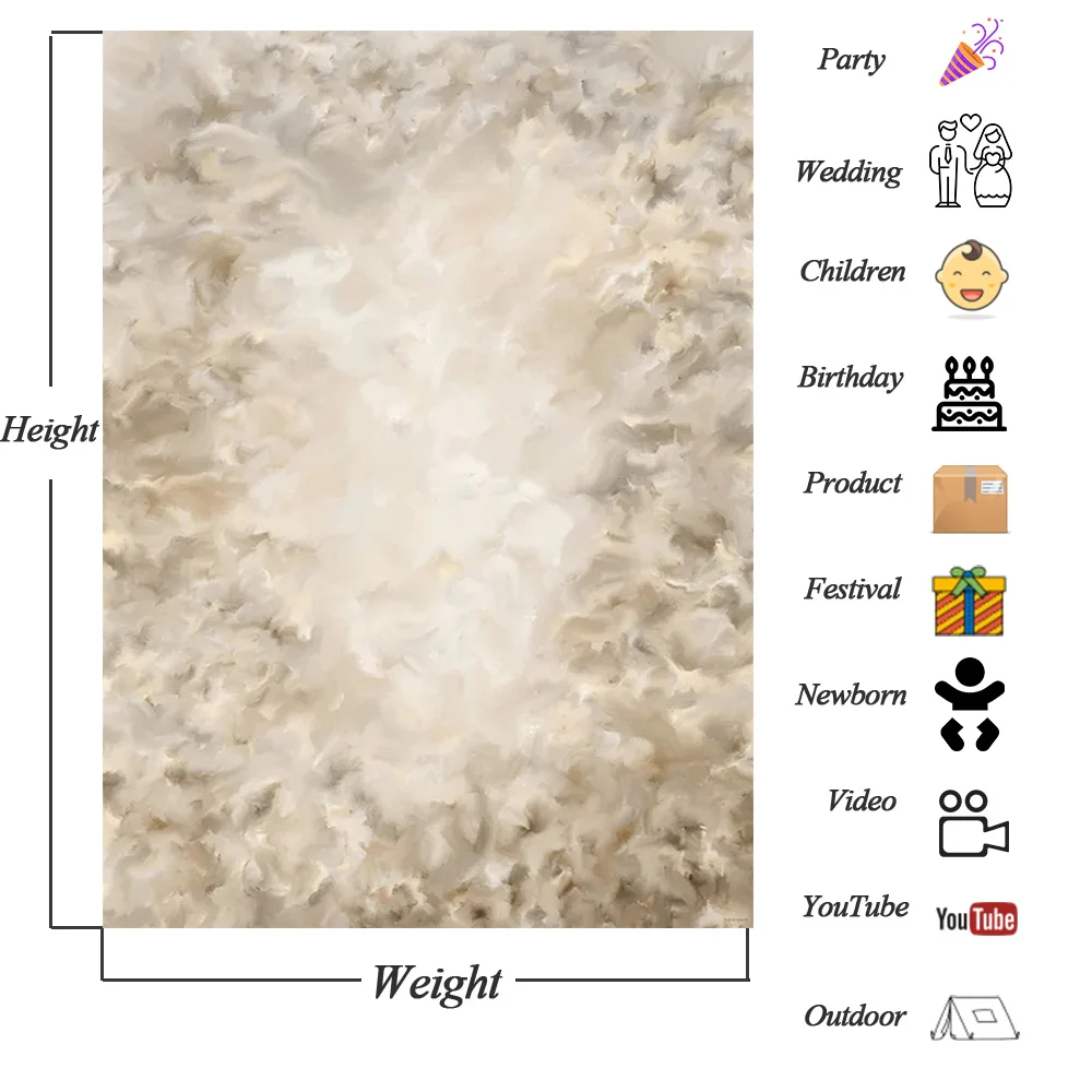 Fondo abstracto de gradiente blanco brillante para estudio de fotografía de niña, textura artística, Retrato, maternidad, recién nacido, Photozone