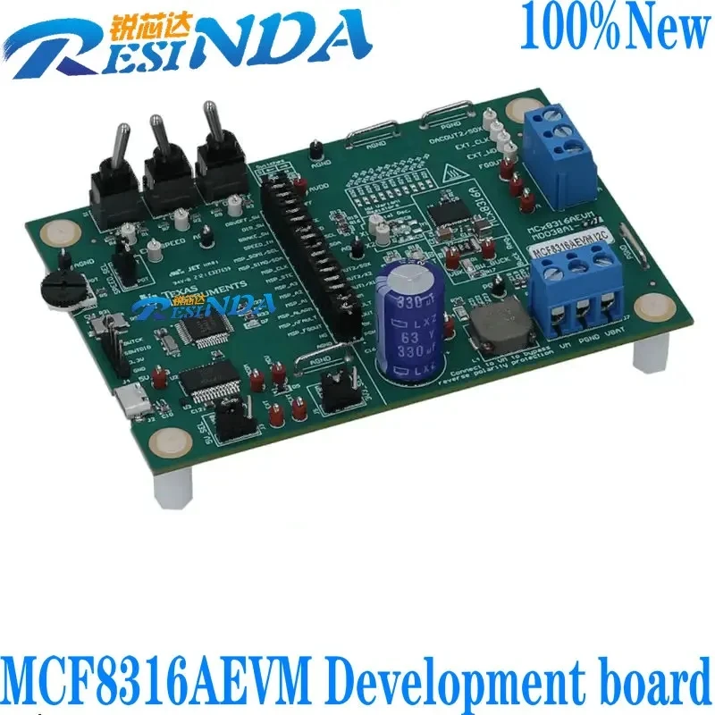 

MCF8316AEVM MCF8316A трехфазный бездатчиковый модуль оценки драйвера электродвигателя FOC BLDC