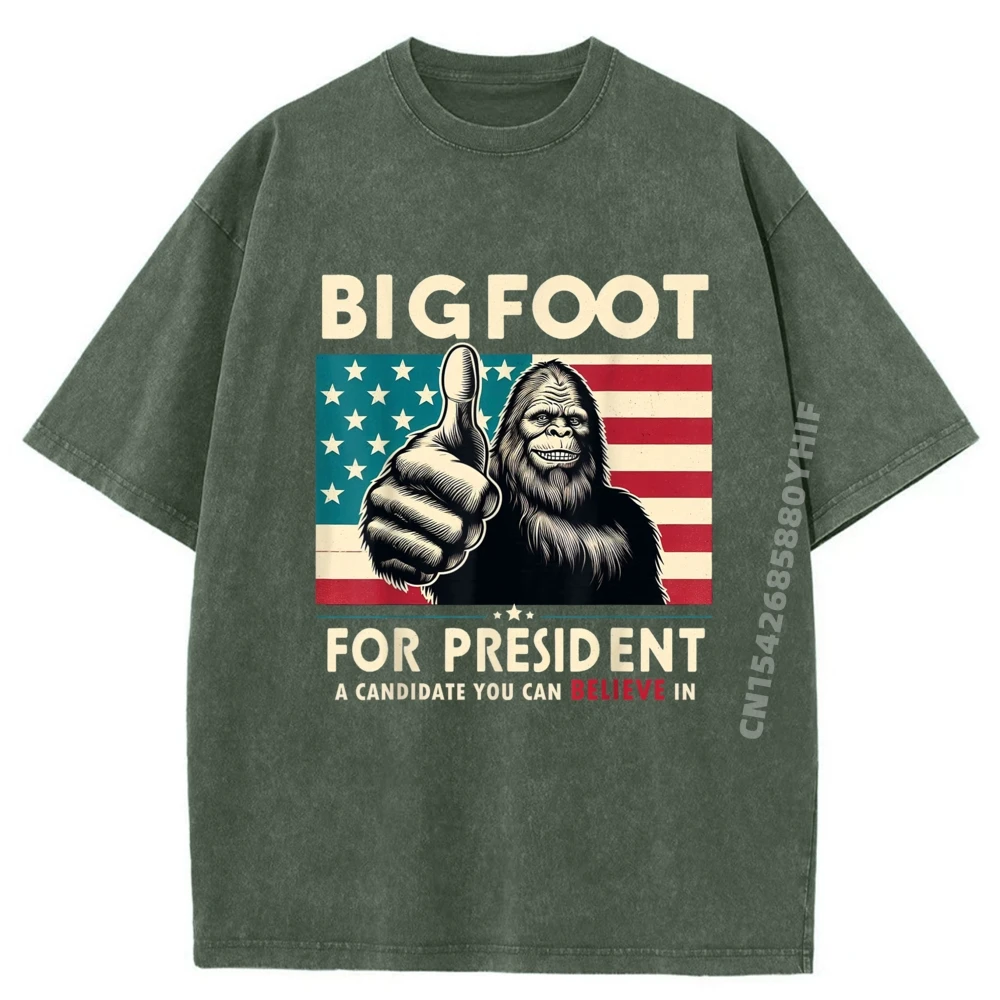الكلاسيكية المطبوعة تيز التصويت بيغ فوت للرئيس أحدث امرأة الجرافيك تي شيرت المرأة بلايز تيز ريترو غسلها تي شيرت #4