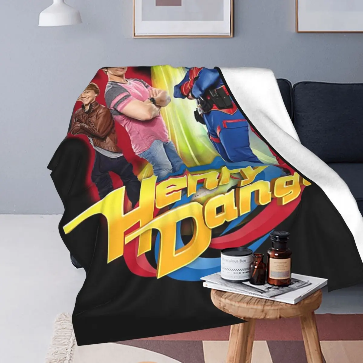 

Henry Danger Secret Identities Blanket Soft Warm Flannel Throw Blanket Plush for Bed Living room Picnic Travel Home Couch