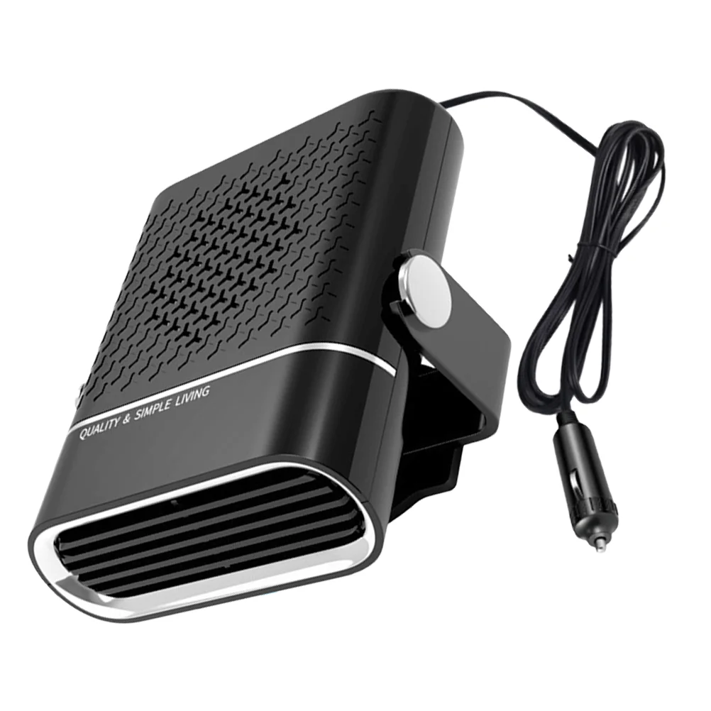 

Heater Defogger Car for Windshield Auto Demister Abs Copper Portable Adjustable Fan Defroster